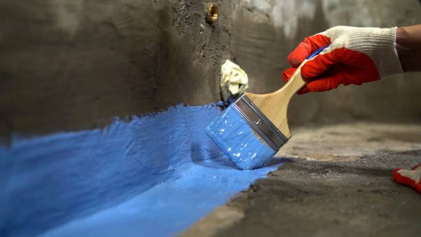 Commercial Wet Basement Repair project at a Paulding, OH business property by SJ Waterproofing Pros